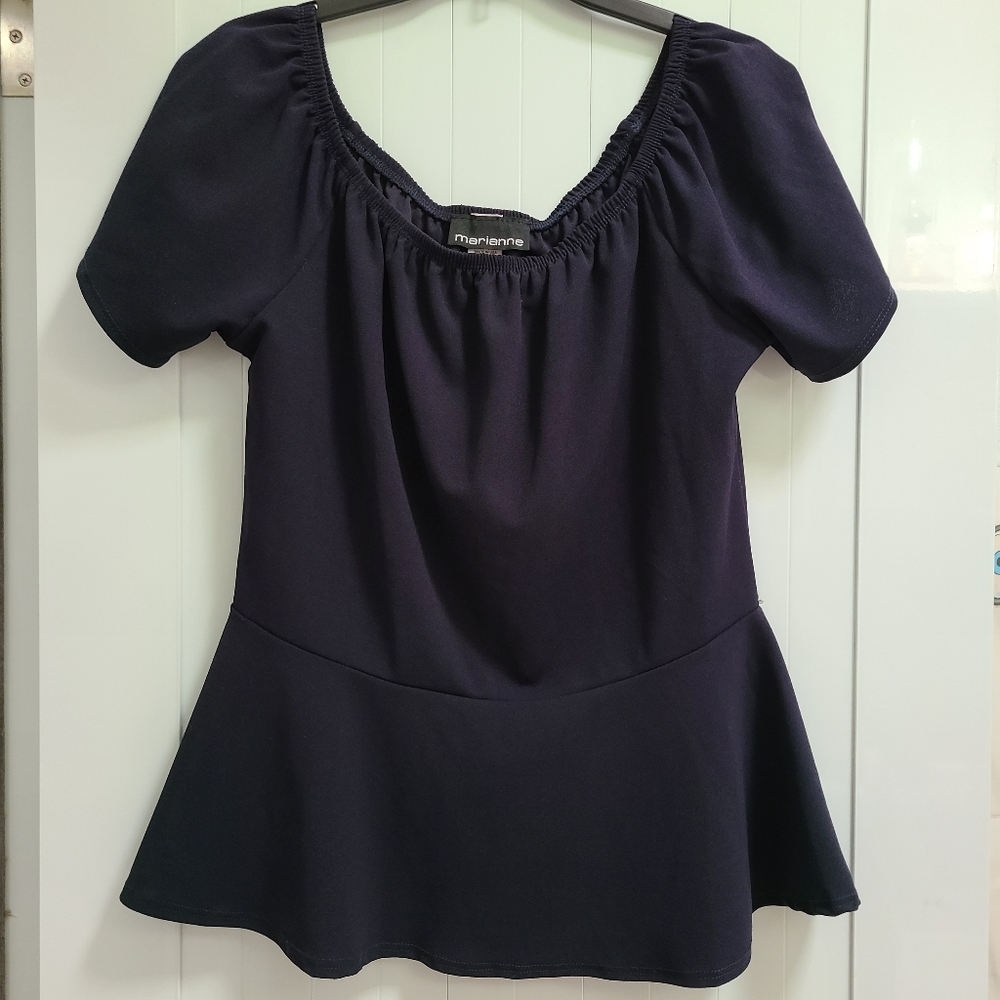 Navy blouse for women